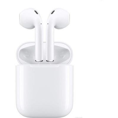i12 Touch Earbud Bluetooth Handsfree Ακουστικά με Θήκη Φόρτισης Λευκά