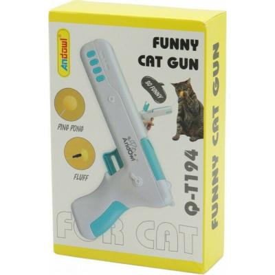 Παιχνίδι Γάτας Q-T194 Rebound Cat Gun Γαλάζιο