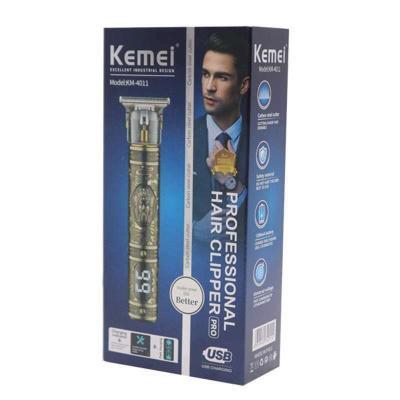 Kemei Επαναφορτιζόμενη Κουρευτική Μηχανή Χρυσή KM-4011