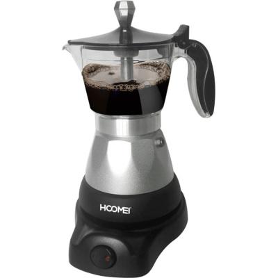 Hoomei HM-5710 Ηλεκτρικό Μπρίκι Espresso 3cups 400W Μαύρο