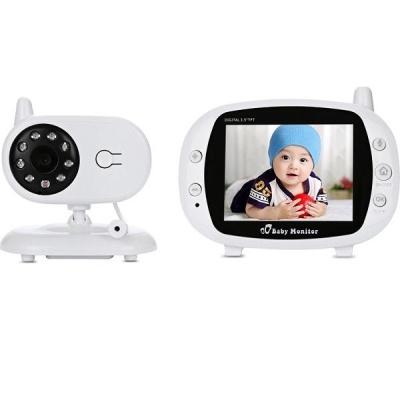 Ενδοεπικοινωνία Μωρού Με Κάμερα & Ήχο "SP 850" με Μέτρηση Θερμοκρασίας 3.5" 2τμχ