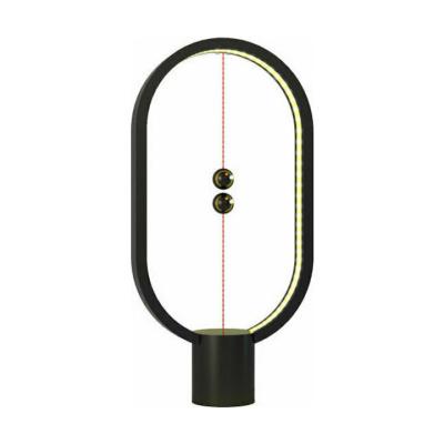 Levitation Lamp Επιτραπέζιο Διακοσμητικό Φωτιστικό LED Μαγνητικό με USB σε Μαύρο Χρώμα