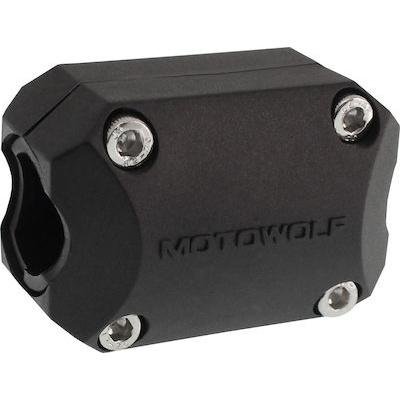 Motowolf Προστατευτικό για Κάγκελα Μοτοσυκλέτας Φ 2.9/2.5/2.3cm Μαύρο 1τμχ