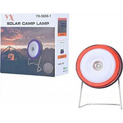 Energy Lamp Φανάρι Led Ηλιακό με Φακό 10cm Κόκκινο