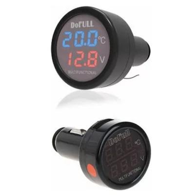 DoFull Ψηφιακό Βολτόμετρο / Θερμόμετρο Αυτοκινήτου