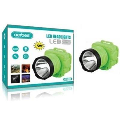 Επαναφορτιζόμενος Φακός Κεφαλής LED AB-Z995 Aerbes Πράσινος