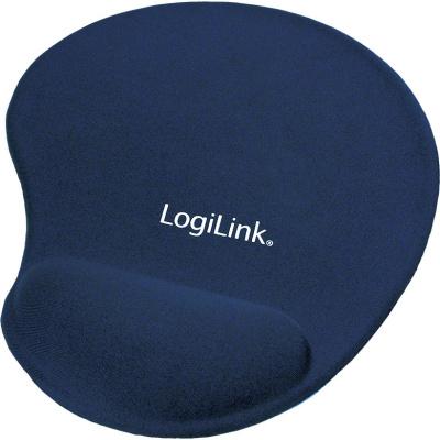 LogiLink GEL Mouse Pad 230mm με Στήριγμα καρπού Μπλε