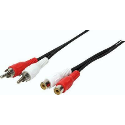 LogiLink Audio Cable 2x RCA male - 2x RCA female 5m (CA1037)