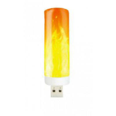 Arrango Mini Flame Light LED σε Πορτοκαλί Χρώμα