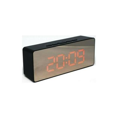 Ψηφιακό Ρολόι Επιτραπέζιο με Ξυπνητήρι DS-3698L Mαύρο