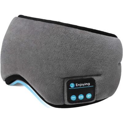 HR-01 Μάσκα Ύπνου Πολυεστερική με Ενσωματωμένα Bluetooth Ακουστικά Γκρι