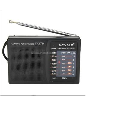 Knstar K-270 Ραδιοφωνάκι Μπαταρίας Μαύρο