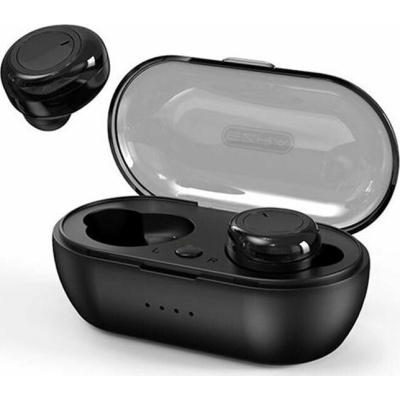 Ezra TWS06 In-ear Bluetooth Handsfree Ακουστικά με Θήκη Φόρτισης Μαύρα