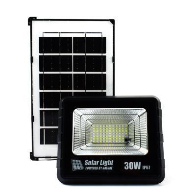 Στεγανός Ηλιακός Προβολέας LED 30W Ψυχρό Λευκό με Φωτοκύτταρο IP67