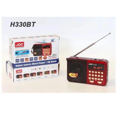 Επαναφορτιζόμενο επιτραπέζιο ραδιόφωνο Retro H330BT κόκκινο