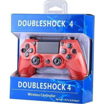 Doubleshock Ενσύρματο Gamepad για PS4 Κόκκινο