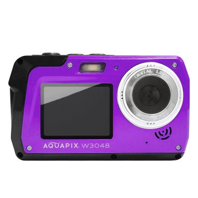 EasyPix Aquapix W3048 Edge Compact Φωτογραφική Μηχανή 13MP με Οθόνη 3" και Ανάλυση Video 2688 x 1520 pixels Μωβ