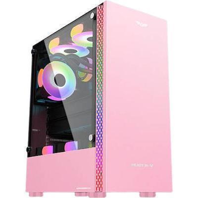 Armaggeddon Ruby B-V Gaming Full Tower Κουτί Υπολογιστή με Πλαϊνό Παράθυρο Ροζ