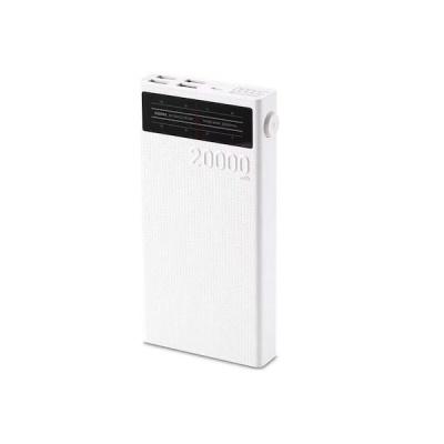 Remax RPP-102 Power Bank 20000mAh με 4 Θύρες USB-A Λευκό