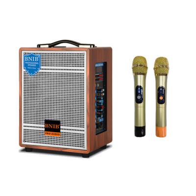 LTC Audio Σύστημα Karaoke με Ασύρματα Μικρόφωνα σε Καφέ Χρώμα