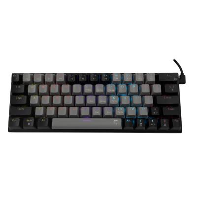 White Shark WAKIZASHI Gaming Μηχανικό Πληκτρολόγιο με Custom Blue διακόπτες και RGB φωτισμό (Αγγλικό US) Grey/Black