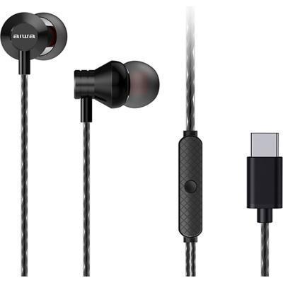 Aiwa Estm-50usb-c In-ear Handsfree Ακουστικά με Βύσμα USB-C Μαύρο