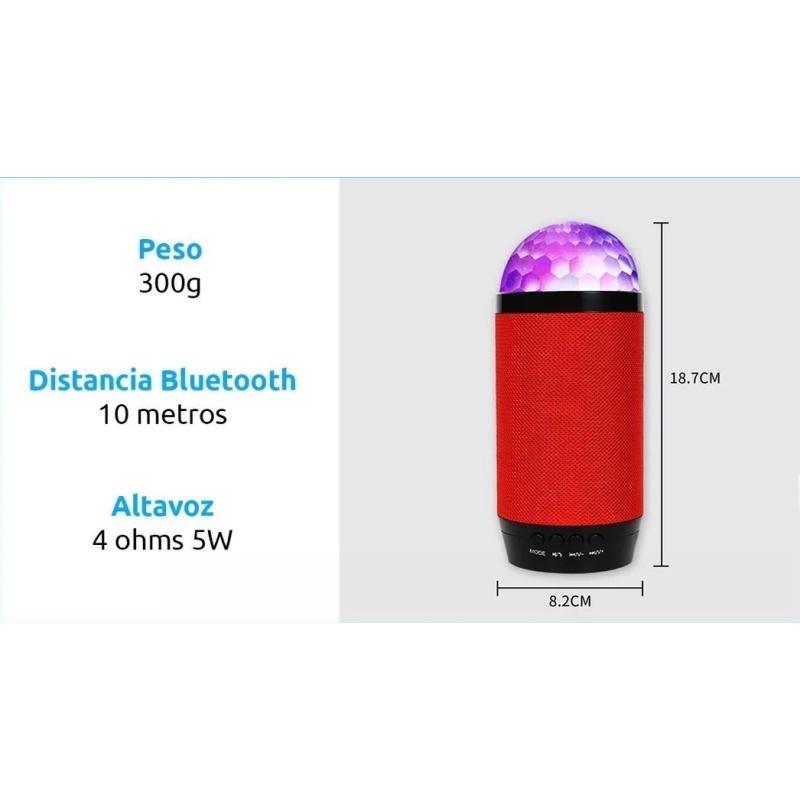 ΦΟΡΗΤΟ RGB BLUETOOTH USB SPEAKER 5W 500MAH